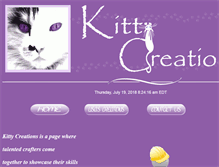 Tablet Screenshot of kittycreations.net
